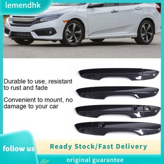 Bộ 8 ốp tay nắm cửa xe ô tô Honda Civic 10th 16 19