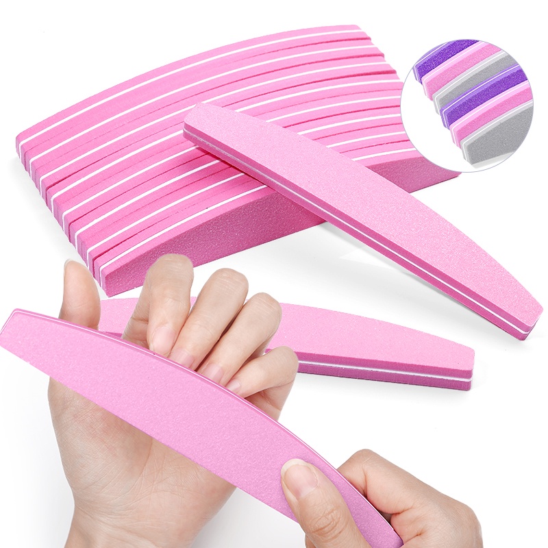 Set 10 dũa móng tay UR SUGAR hai mặt 100/ 180 grit chất lượng cao chuyên nghiệp