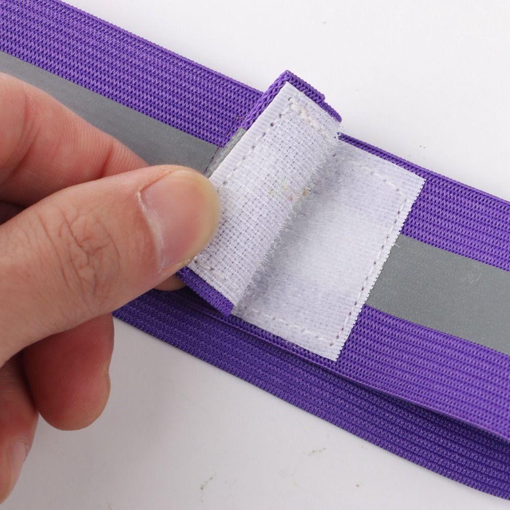 Set 2 Băng Đeo Cánh Tay Phản Quang Cảnh Báo An Toàn Cho Hoạt Động Ngoài Trời