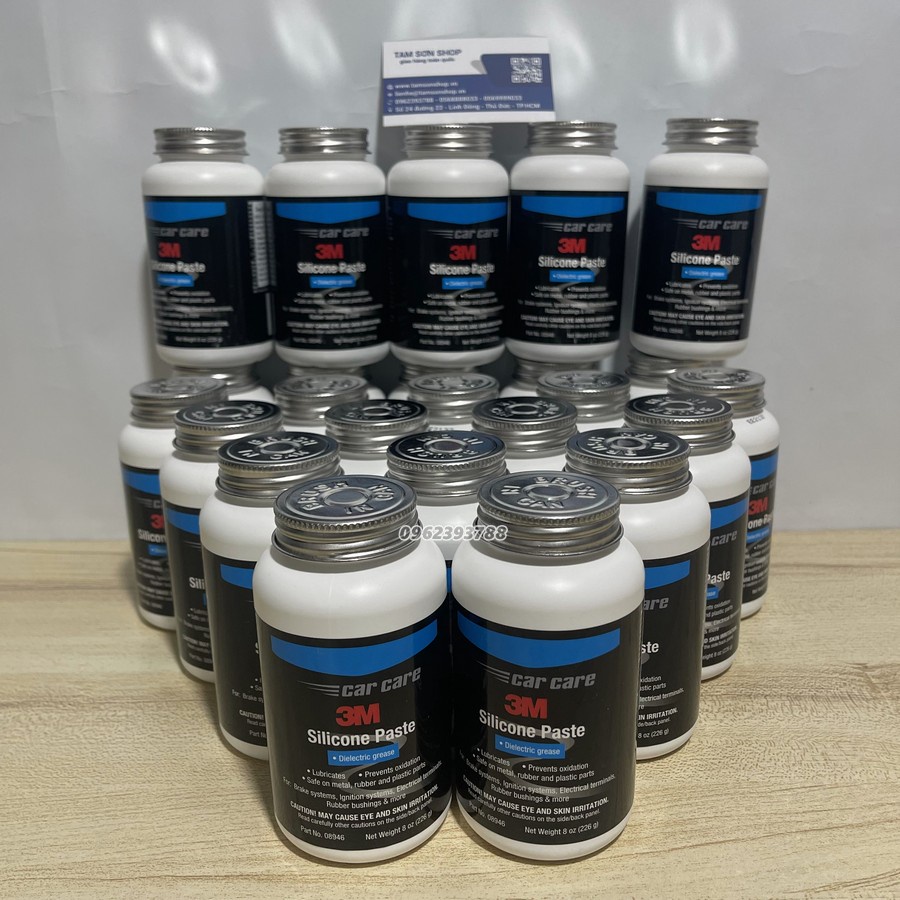 Mỡ silicon 3M 08946 bôi trơn cao su ắc phanh, cuppen. Silicone Paste
