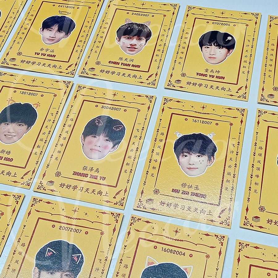 1Thẻ Cầu Bias Card TF Family TNT TF Gia Tộc F3 Thời Đại Thiếu Niên Đoàn Thành Viên Teens In Times Designed Unoff Neecao
