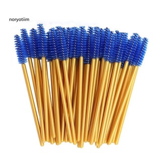 NOR| 50Pcs Disposable Mascara Wands Eyelash Brushes Applicator Makeup Tool Portable