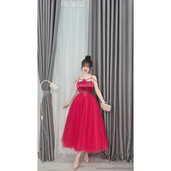 ĐẦM LƯỚI LÓT PHI TÙNG 3 LỚP CỰC XINH CÓ MÚT KÈM BÔNG GHIM UP