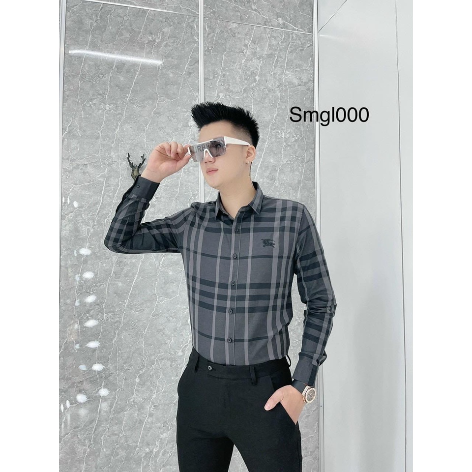 Áo sơ mi nam quảng châu dài tay cao cấp chất vải trơn ko bai xù