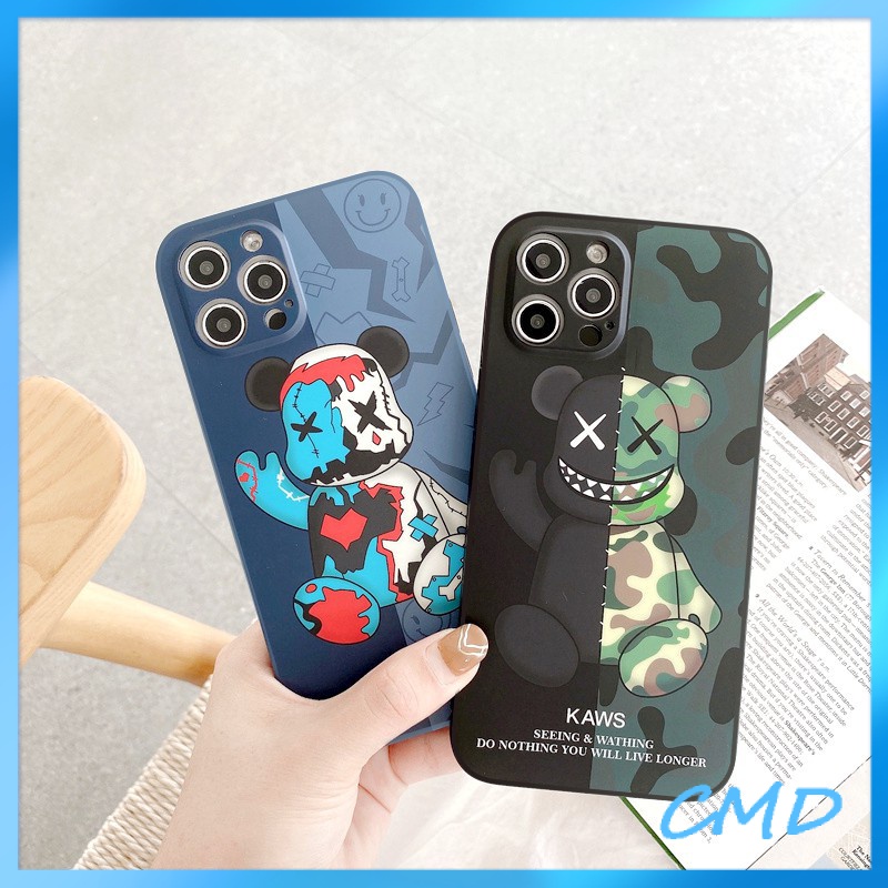 Ốp Điện Thoại Viền Vuông In Hình Kaws Cho iphone 11 12 13 promax 6plus 6s 6splus 7 7plus 8 8plus x xs xr plus promax/-3007