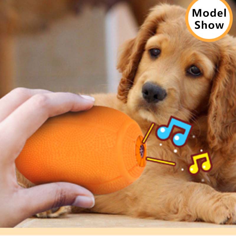 HamshMoc Đồ Chơi Bóng Cao Su Có Âm Thanh Huấn Luyện Thú Cưng