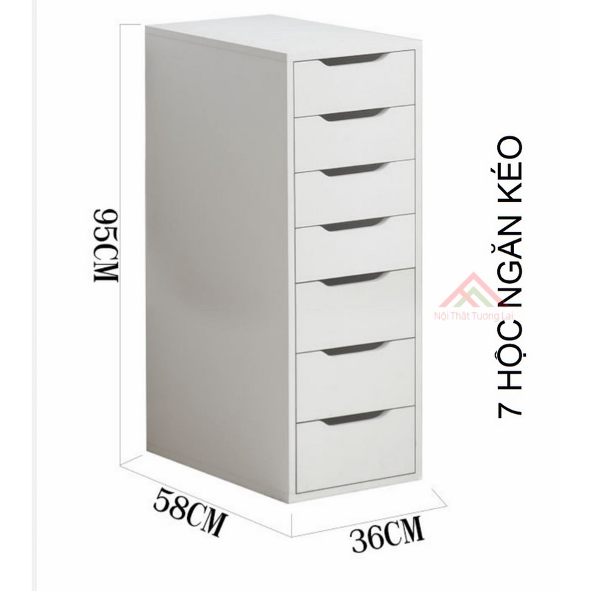 Hộc tủ ngăn kéo dành cho bàn Ikea nhiều kích thước