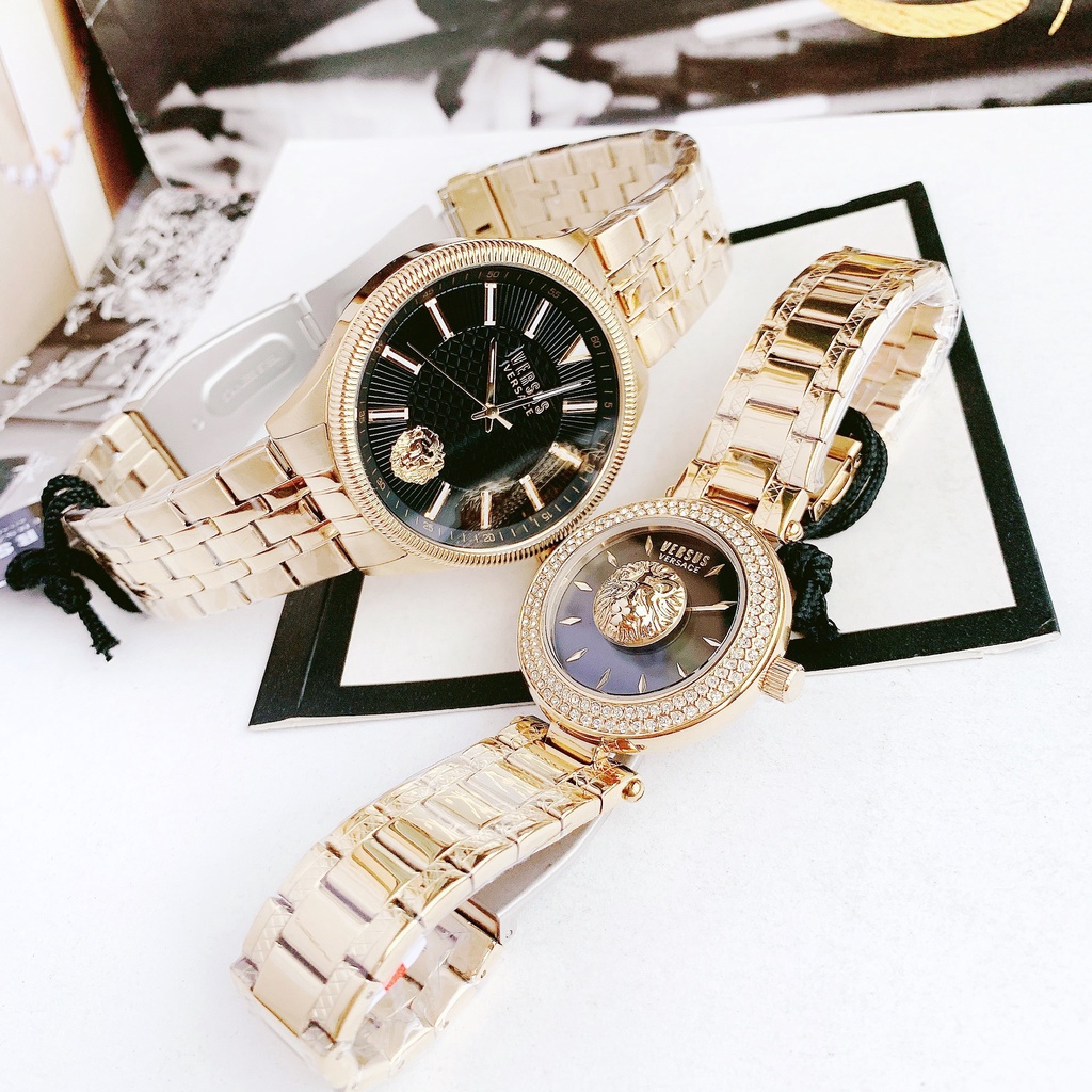 Đồng hồ đôi nam nữ dây thép Versus By Versace VSPHI3020 Và VSP641518