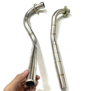 Cổ pô inox cho wave alpha 100 - 110, s110, rsx, blade 110 cựcsáng không gỉ
