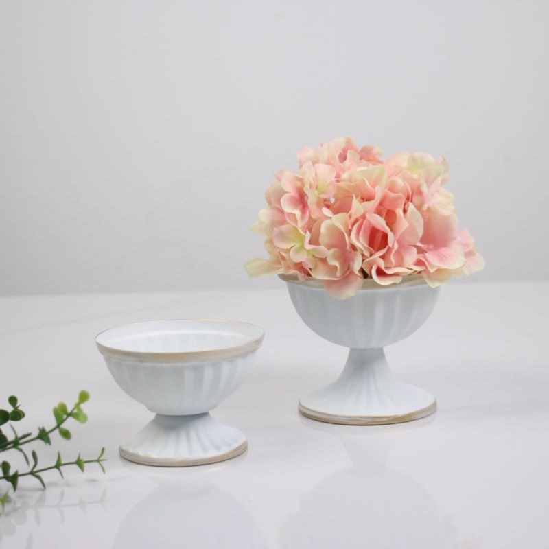 Bình Hoa Bằng Kim Loại Phong Cách Châu Âu Cổ Điển