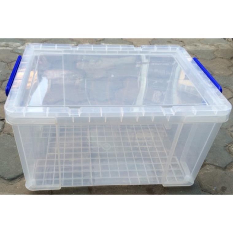 Thùng Nhựa Vuông Đựng Đồ Đa Năng Có Bánh Xe Việt Nhật 65L/90L/100L VN