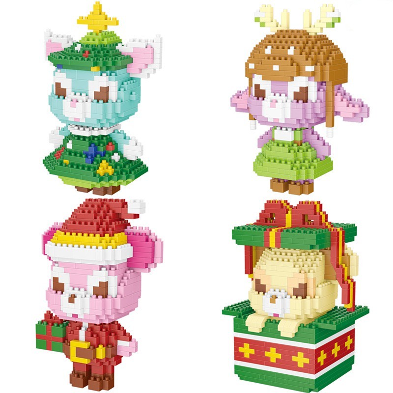 Bộ Đồ Chơi Lắp Ráp 3D Chủ Đề Giáng Sinh