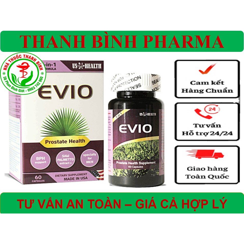 EVIO-THỰC PHẨM HỖ TRỢ ĐIỀU TRỊ PHÌ ĐẠI TIỀN LIỆT TUYẾN EVIO-TPCN
