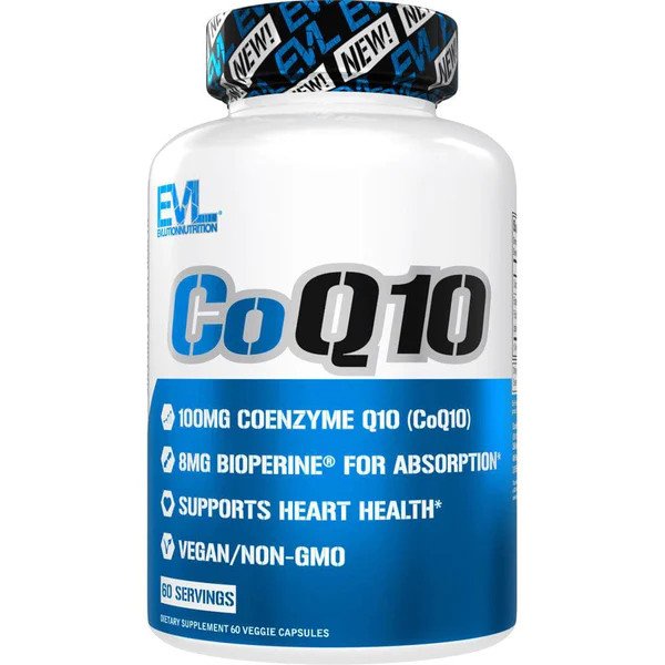 Evlution EVL COQ10 Viên Uống Bồi Bổ Sức Khỏe Tim Mạch, Giảm Cholesterol Trong Máu