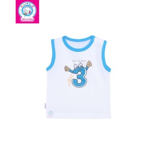 Áo sát nách AL0024 trắng- HELLO BB (hình in ngẫu nhiên)