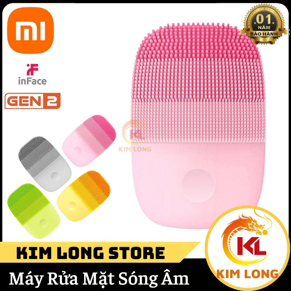 Máy rửa mặt Xiaomi inFace Gen 2 MS-2000 MS2000 Pro cao cấp bằng sóng âm sạc điện chống nước chính hãng - Kimlong store