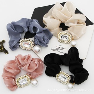 Dây cột tóc kiêm vòng tay nữ siêu xinh - Scrunchies ánh nhũ cá tính, độc lạ