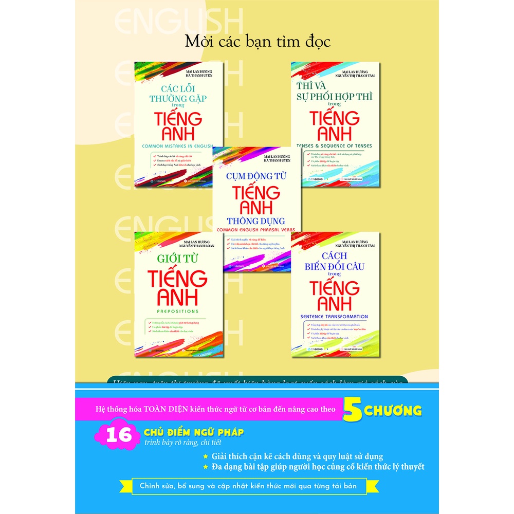 Sách - Giải Thích Ngữ Pháp Tiếng Anh - Mai Lan Hương (Có Chữ Ký)