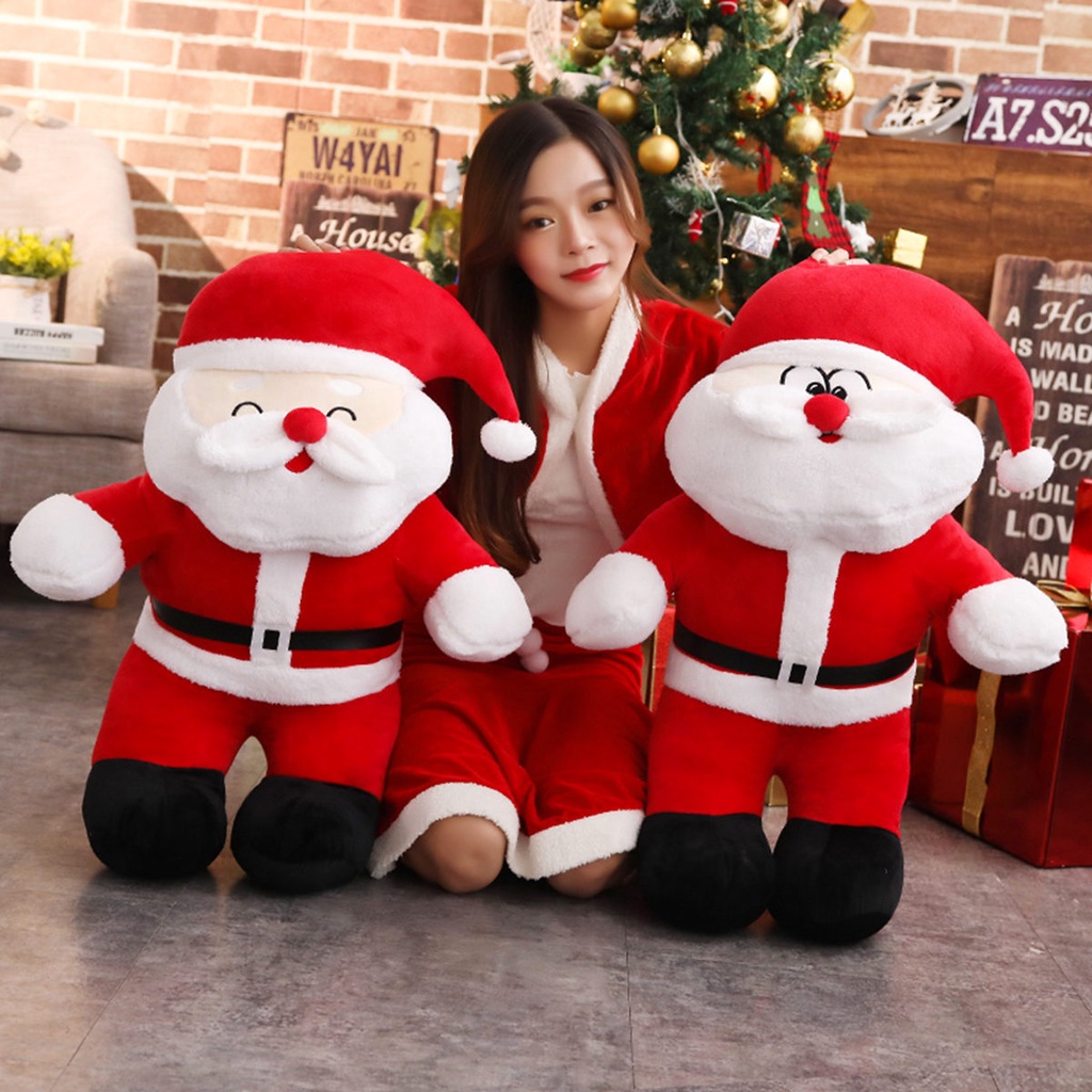 Gối ôm gấu bông ông già noel siêu đẹp