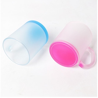 Cốc màu loang ombre mèo mitao CCM54a cute dễ thương hoạt hình décor vintage 320ml