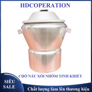 NỒI CHÕ NẤU ĐỒ XÔI - LOẠI NẤU 1KG GẠO (NHÔM ĐÚC DÀY DẶN)