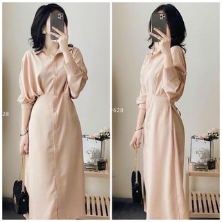 Đầm kem cánh dơi tay lỡ