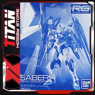 Mô hình lắp ráp gunpla rg 1/144 00 qan full saber gundam bandai japan