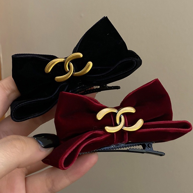 Kẹp Tóc Hình Nơ Phong Cách vintage Hàn Quốc Tinh Tế Cho Nữ