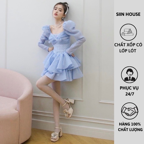 ĐẦM CÔNG CHÚA TAY PHỒNG 2 TẦNG
