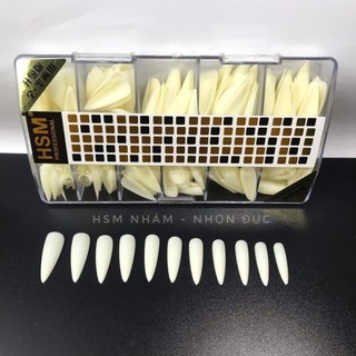 Móng úp , Móng up HSM đủ form nhám sẵn đủ size  từ 0-9 (hộp 500 móng)