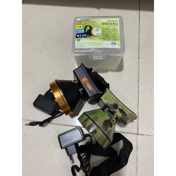 RẠNG ĐÔNG, BH 2 năm, Đèn Pin Led đội đầu siêu sáng 5W, 3W, 1W, hàng Việt Nam - Chất lượng cao