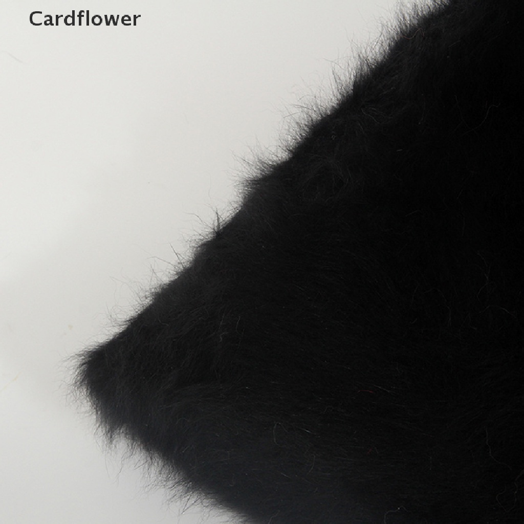 &lt; Cardflower &gt; Mũ Dệt Kim Lông Thỏ Màu Trơn Ấm Áp Thời Trang Mùa Đông Cho Nữ