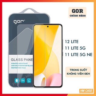 Kính cường lực GOR Xiaomi Mi 12 Lite / Mi 11 Lite (4G,5G) / Mi 11 Lite NE, Trong suốt, Không full màn hình