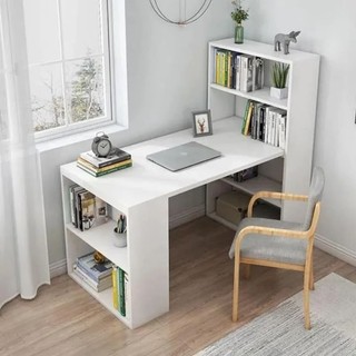 Bàn làm việc, bàn học thông minh kèm kệ sách phong cách hiện đại FU22001-FU22004