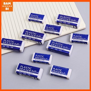 Tẩy gôm mềm Plastic màu trắng