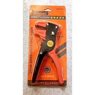Kìm tuốt dây điện asaki - ak-9104 - 7inch , mỏ quạ loại tốt giá 1 cây 125k