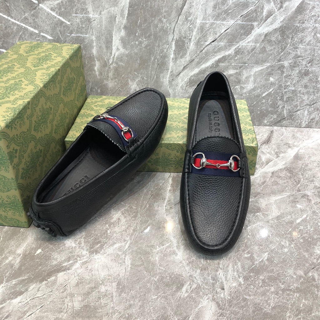 Giày Mọi GC Nam Đai Chun Tang Mắt Sắt Sang Trọng, Lịch Lãm Hàng FULLBOX