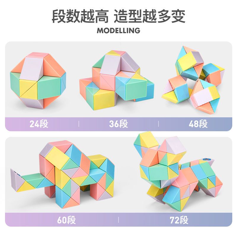 Thước Dây Ma Thuật 24 Ngăn 36 Vị Trí 48 Phân Chia 72 Ngăn Màu Sắc Đa Dạng Cho Bé Mẫu Giáo