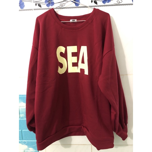 Áo sweeter đỏ đô