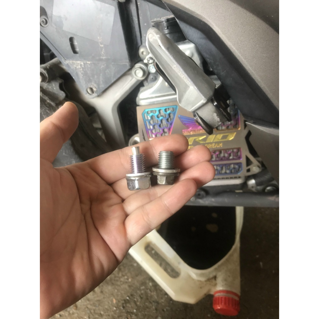 ỐC XẢ NHỚT NAM CHÂM DÙNG CHO CÁC DÒNG XE HONDA