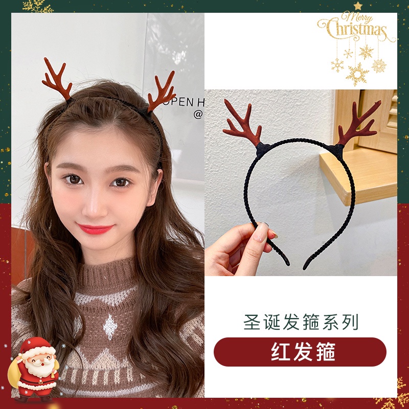 Băng Đô Cài Tóc Phong Cách Giáng Sinh Đáng Yêu