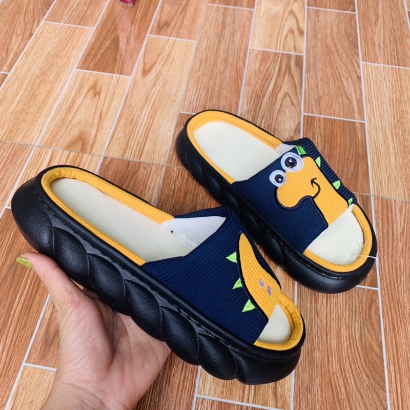 Dép Đệm bông Bam Nữ đi trong nhà  hình  cá sấu