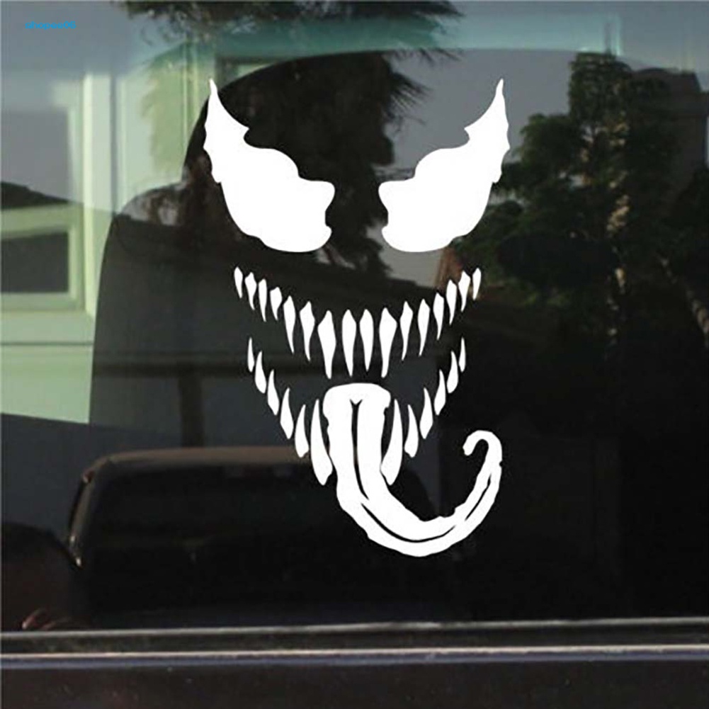 Miếng Dán Trang Trí Xe Hơi Hình Venom Sáng Tạo