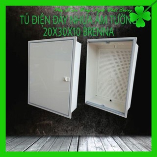 Vỏ Tủ Điện Nhựa Âm Tường Brenna 20*30*10cm