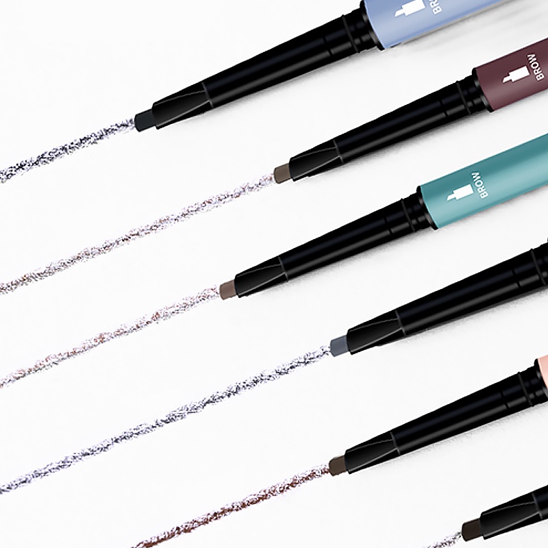 Bút Kẻ Lông Mày Hai Đầu Chống Thấm Nước Và Mồ Hôi Lâu Trôi Làm Đều Màu Lông Mày / Trang Điểm Tự Nhiên Không Nhòe