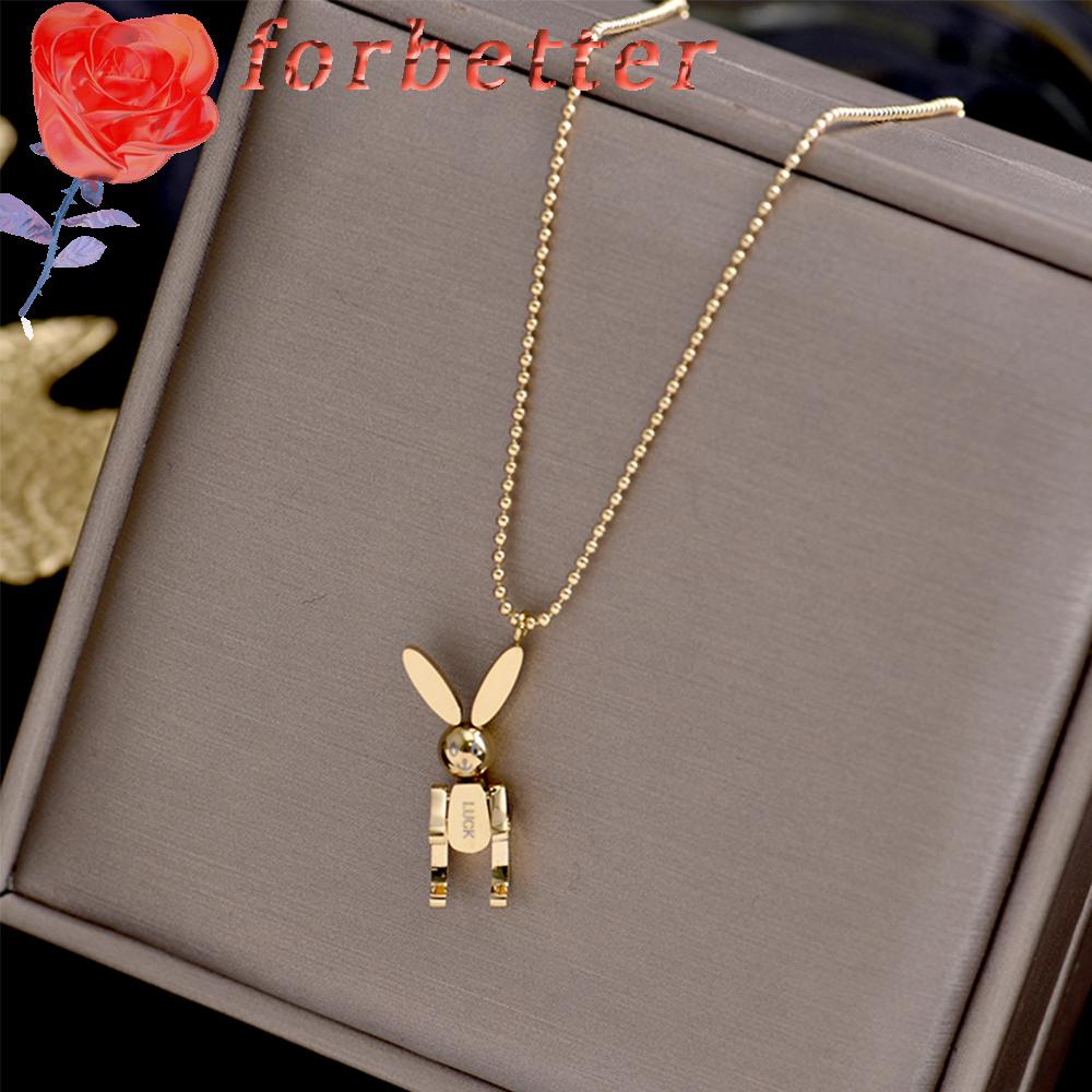 Vòng Cổ Mặt Thỏ Thời Trang Nữ Tính