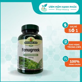 Cỏ Cari Fenugreek 500mg kích thích khả năng tiết sữa mẹ