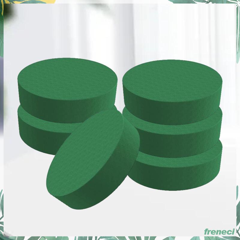 Set 6 Mút Xốp Cắm Hoa Khô / Ướt Màu Xanh Lá Dùng Trang Trí Hoa