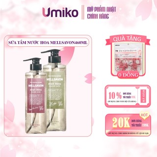 Sữa Tắm Nước Hoa MELLSAVON Nhật Bản dưỡng mềm mịn da 460ml
