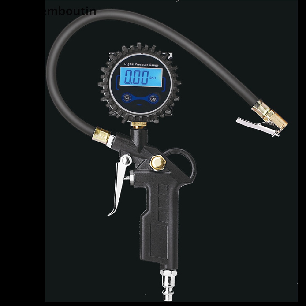 Máy Bơm Hơi Lốp Xe Hơi Kỹ Thuật Số Độ Chính Xác Cao Có Màn Hình LED Hiển Thị